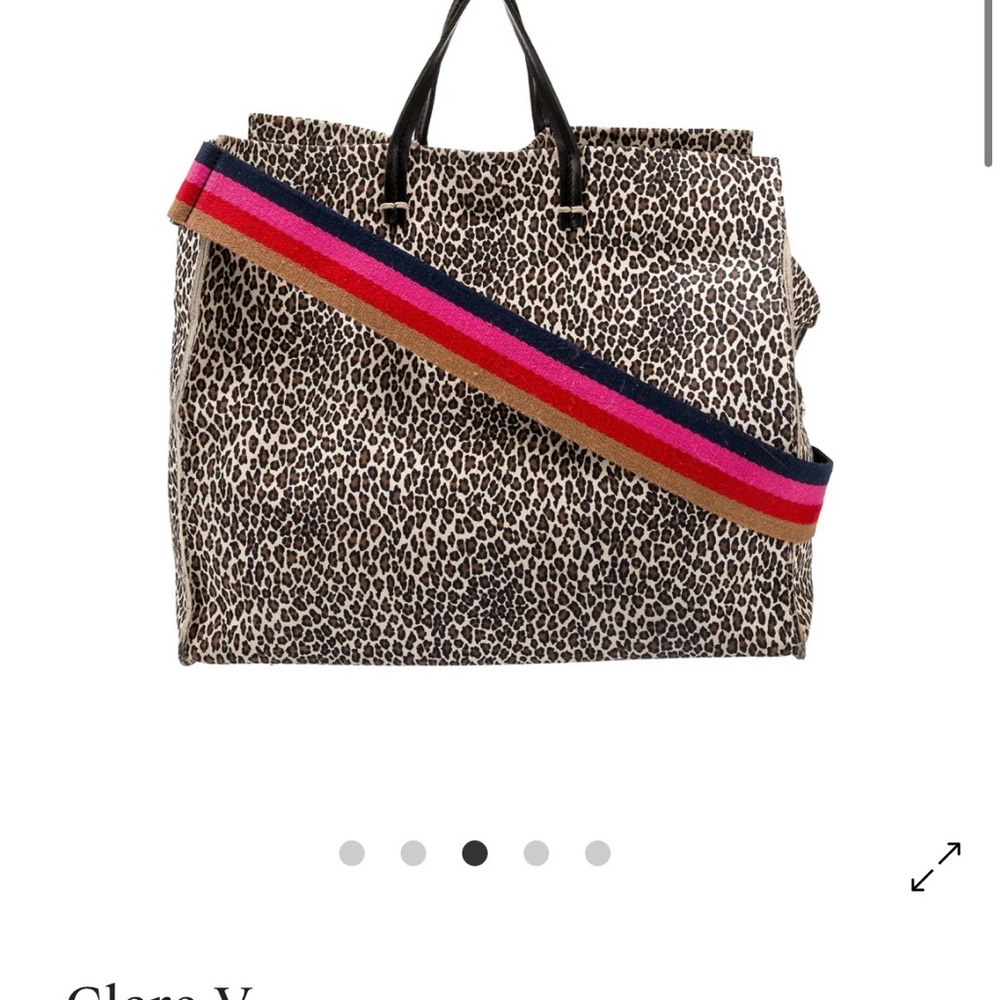 Clare V Leopard Simple Tote with Strap $200 OBO